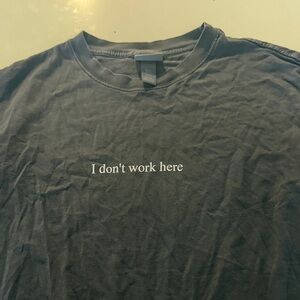 H&M Black Graphic Tee